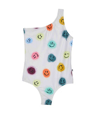 Nai One Shoulder Happy Dots Swimsuit
