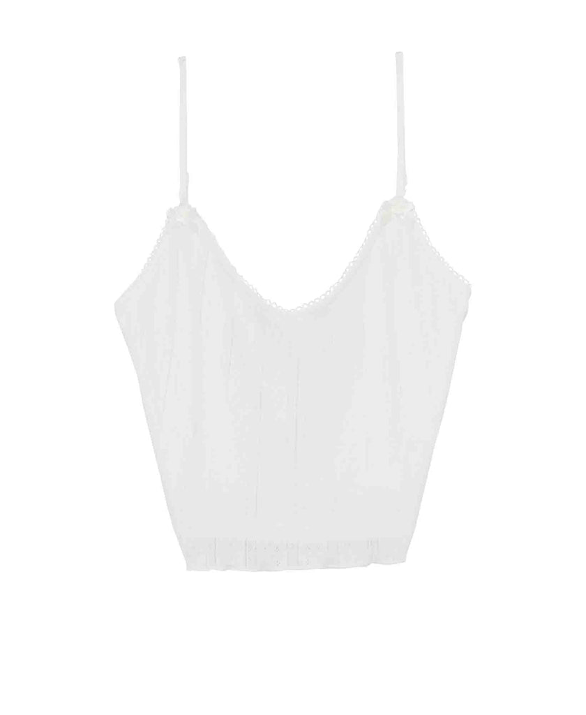 Bow Accent Cami Tank Top