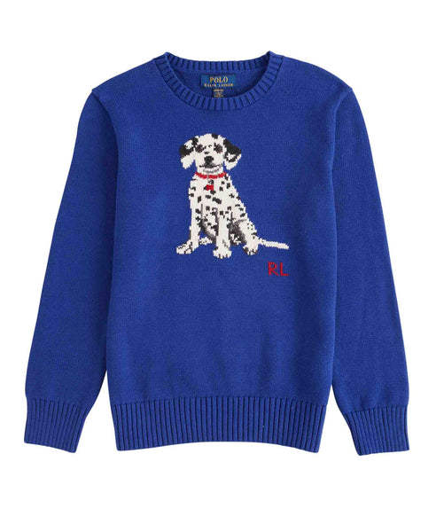 Intarsia Holiday Dog Sweater