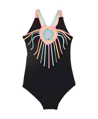 Mona Embroidered Heart One Piece