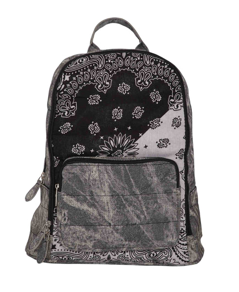 Black Bandana Backpack
