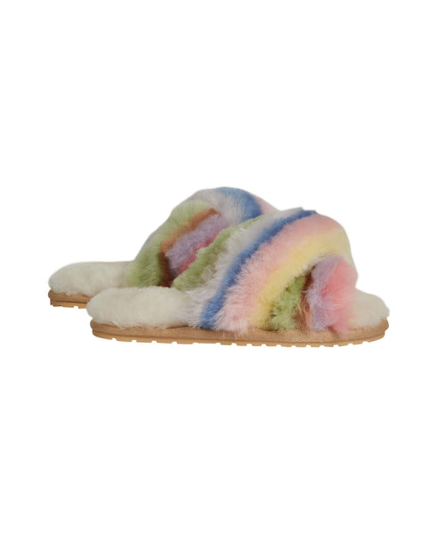 Mayberry Pastel Rainbow Slippers