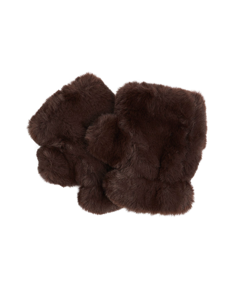 Fingerless Faux Fur Gloves